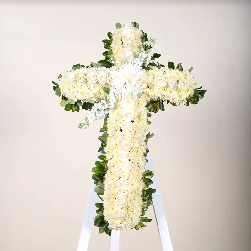 Cruz de rosas