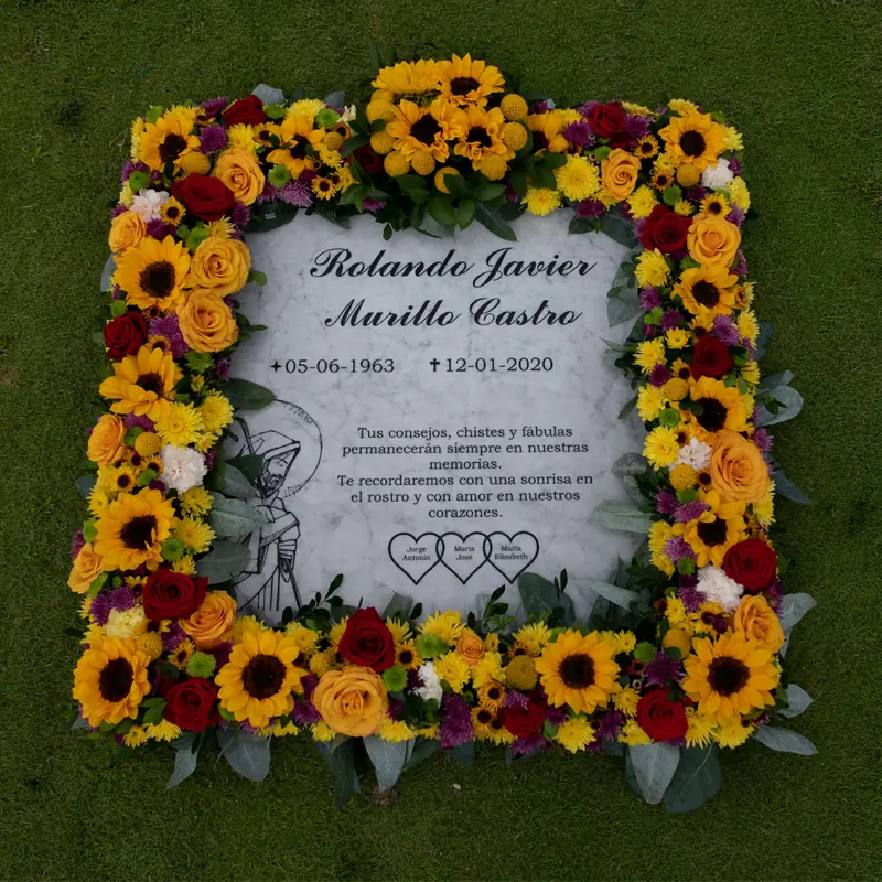 Marco de Bóveda con girasoles