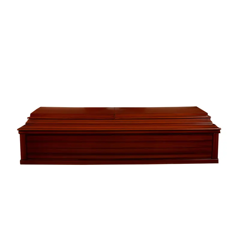Ataúd tradicional sin barra